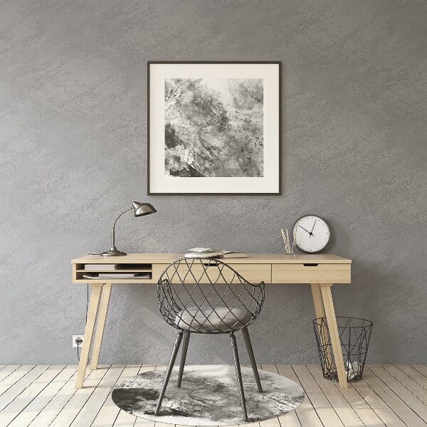 Office chair floor protector mountain landscape