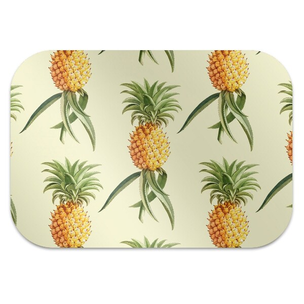 Computer chair mat pineapple pattern