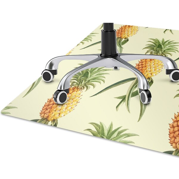 Computer chair mat pineapple pattern