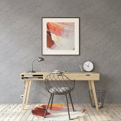 Desk chair mat paint stains