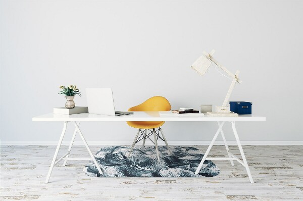 Office chair mat daubs