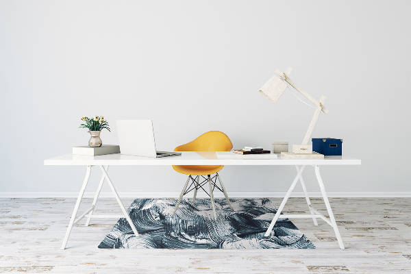 Office chair mat daubs