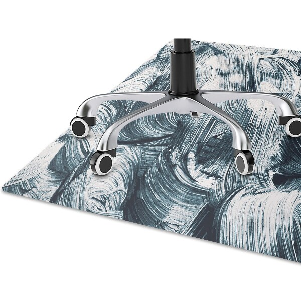 Office chair mat daubs
