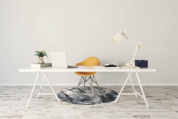 Office chair mat daubs