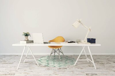 Desk chair mat Fish scales