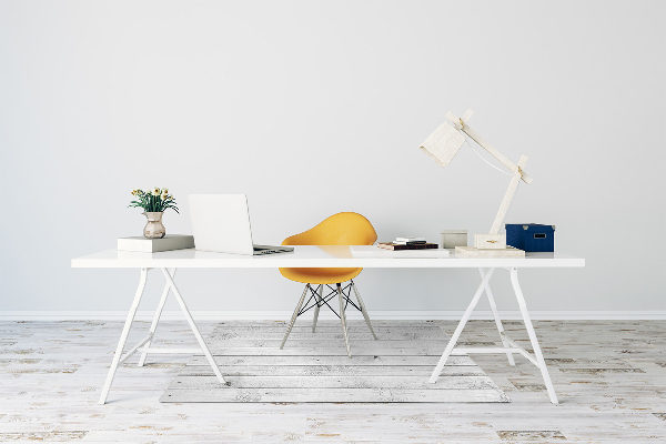 Office chair mat Wooden planks