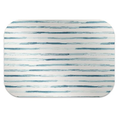 Chair mat floor panels protector blue lines