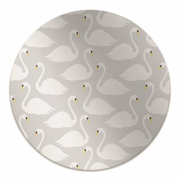 Office chair floor protector white swans