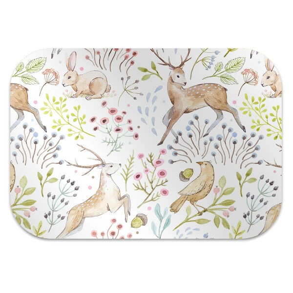 Office chair mat Wild animals