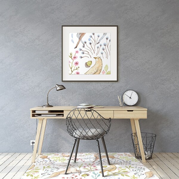 Office chair mat Wild animals