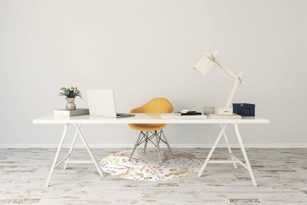 Office chair mat Wild animals