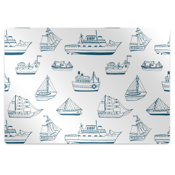 Office chair mat blue ships