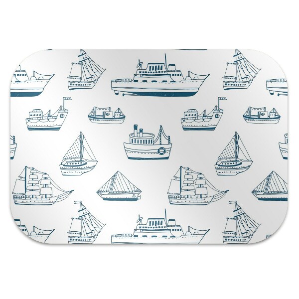 Office chair mat blue ships