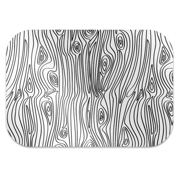 Office chair mat imitation wood