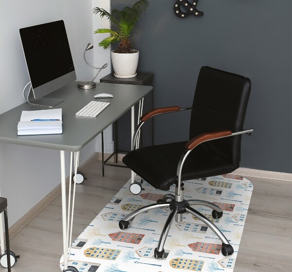 Office chair mat buildings