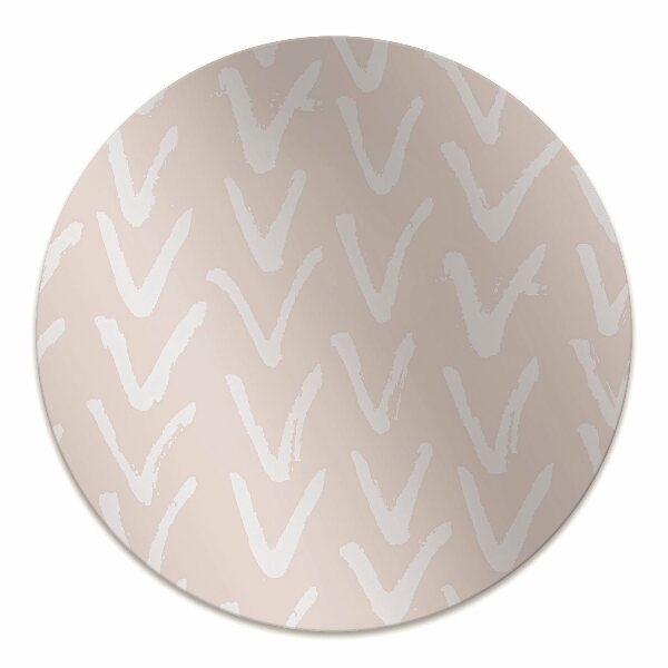 Desk chair mat V bright pink