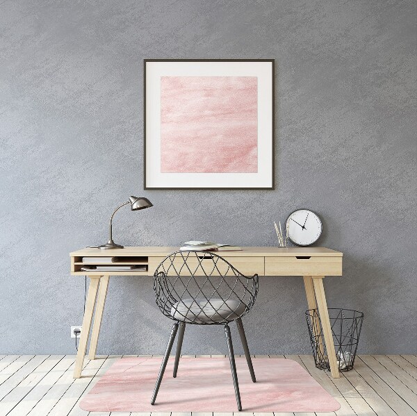 Office chair mat pink texture