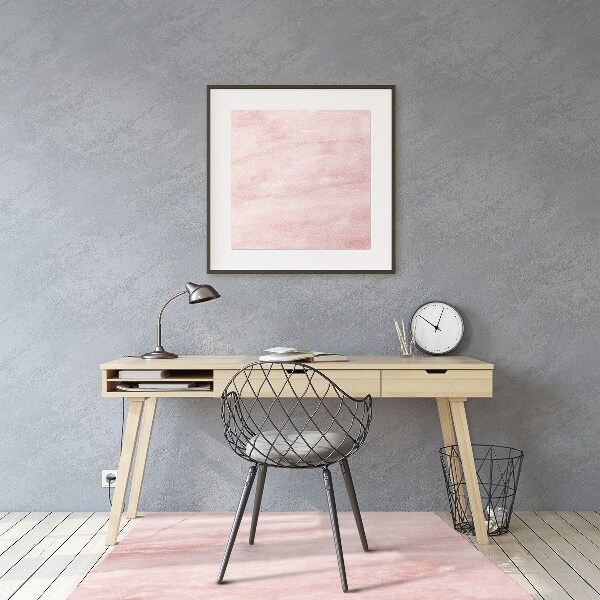 Office chair mat pink texture