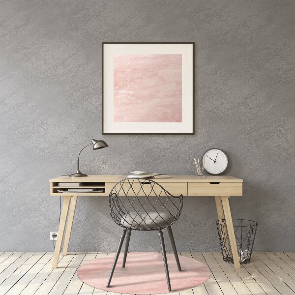 Office chair mat pink texture