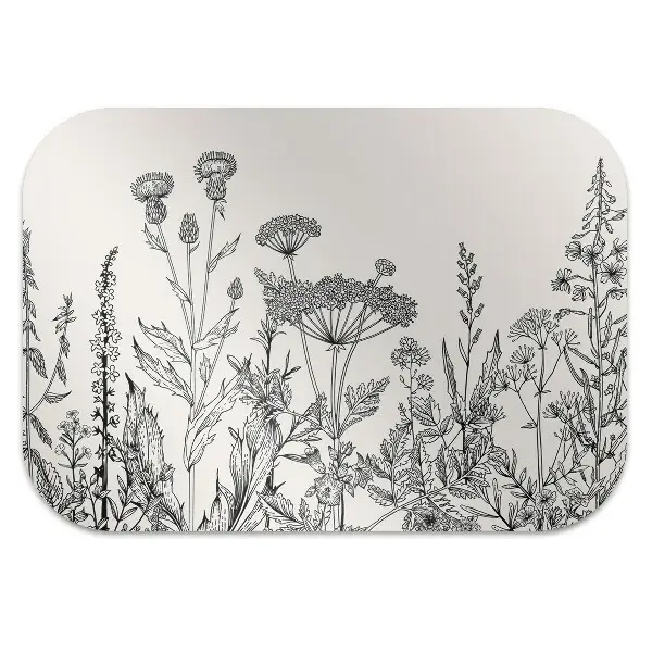 Office chair floor protector A field meadow