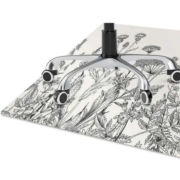 Office chair floor protector A field meadow