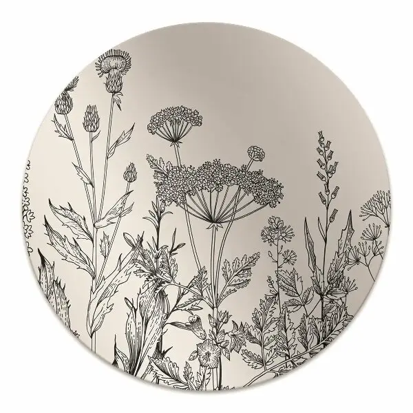 Office chair floor protector A field meadow