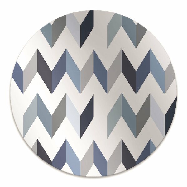 Office chair mat herringbone