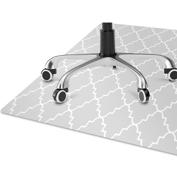 Office chair mat Moroccan pattern