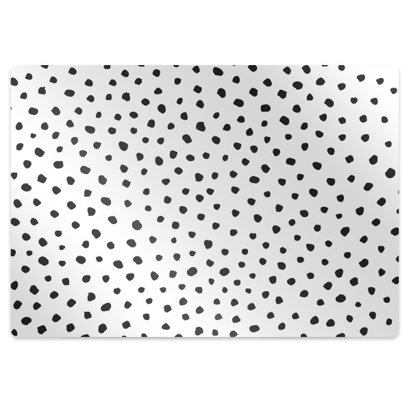 Desk chair mat small dots