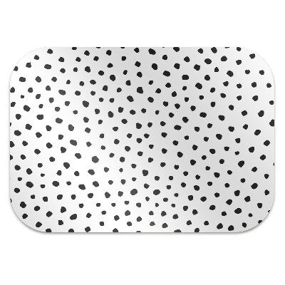 Desk chair mat small dots