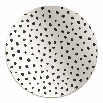 Desk chair mat small dots