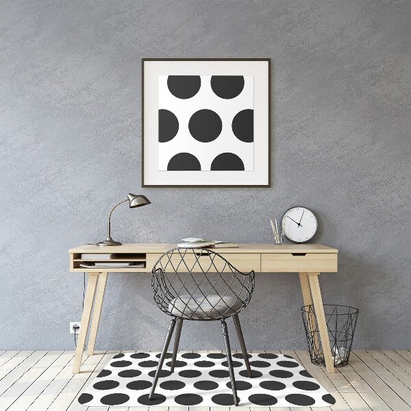 Office chair floor protector Pattern dots