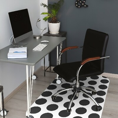 Office chair floor protector Pattern dots