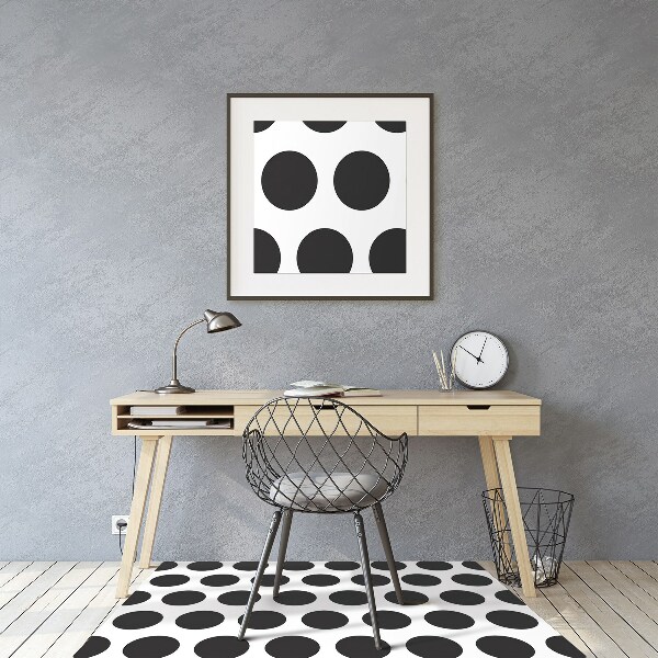 Office chair floor protector Pattern dots