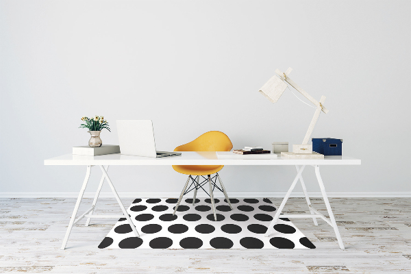 Office chair floor protector Pattern dots