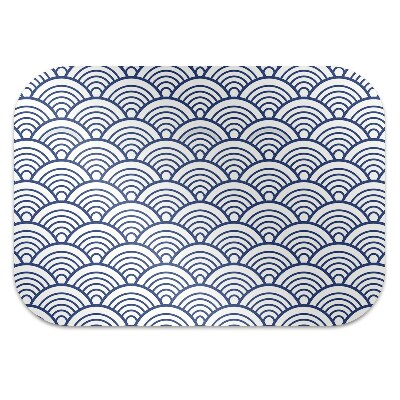 Desk chair mat Scallop