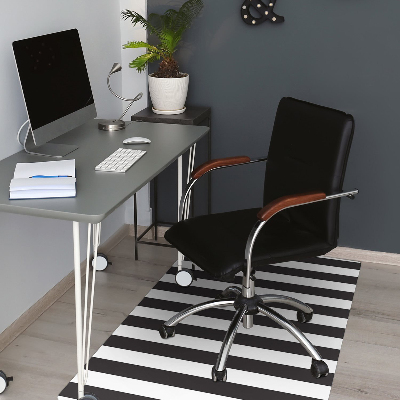 Computer chair mat Striped pattern