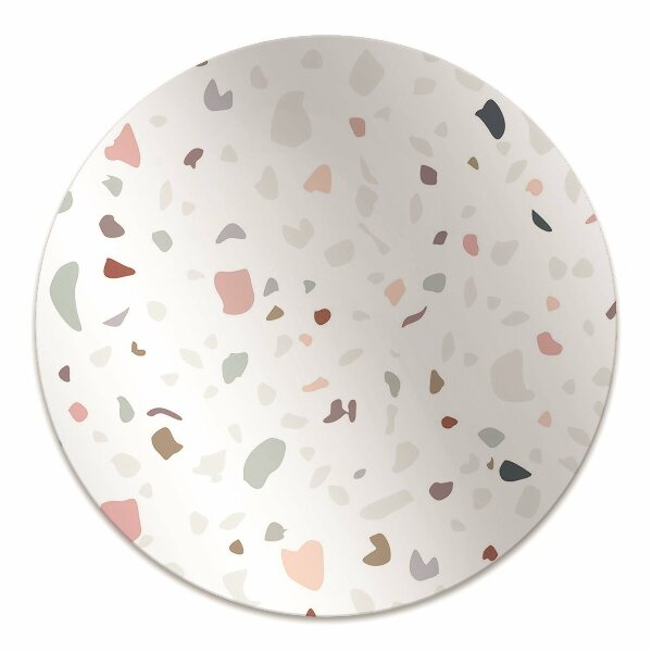 Office chair mat colored spots