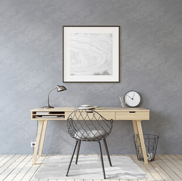 Desk chair mat Stone pattern