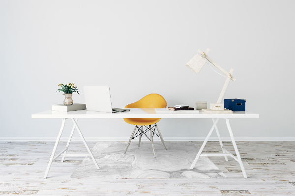 Desk chair mat Stone pattern