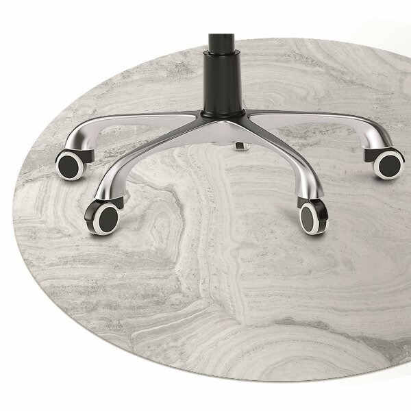Desk chair mat Stone pattern