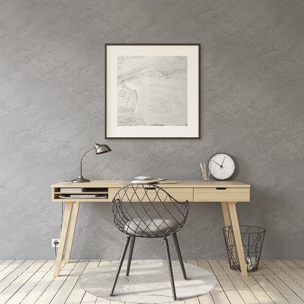 Desk chair mat Stone pattern