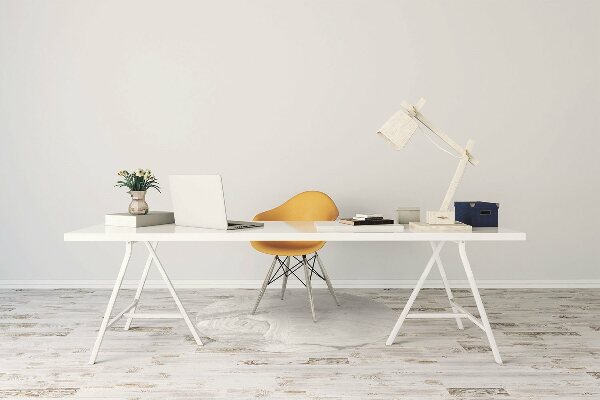 Desk chair mat Stone pattern