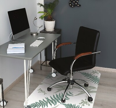 Office chair mat Fern