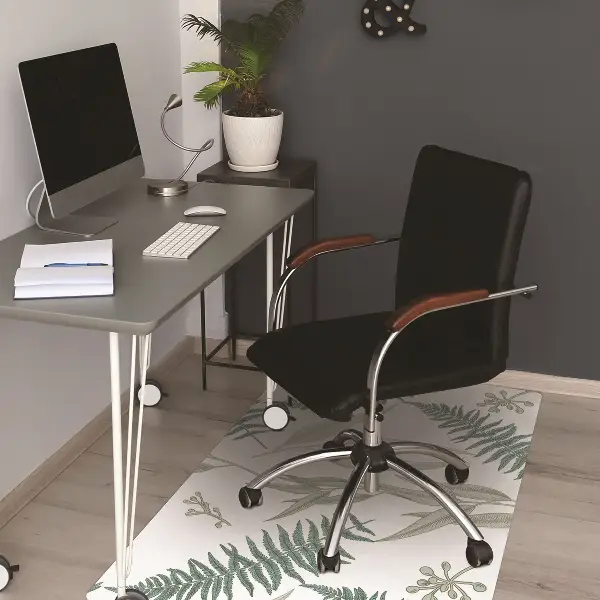 Office chair mat Fern