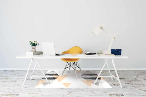 Office chair mat lake landscape