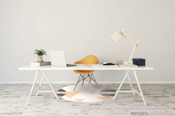 Office chair mat lake landscape