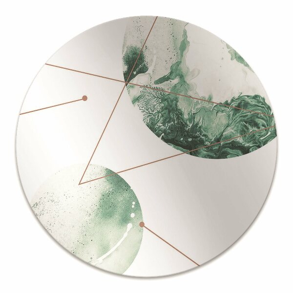 Office chair floor protector marble moons