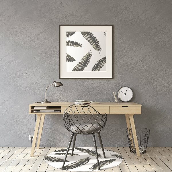 Office chair floor protector Pen in style of Boho