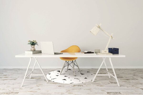 Office chair mat geometric shapes